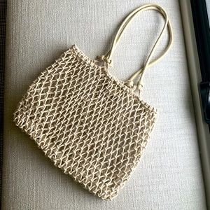 Clare V. Sandy woven beach bag